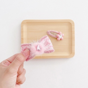 Girl Hair Clip Bow Floral Set (GHP9651)